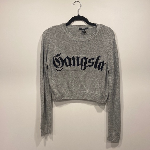 Gangsta cropped sweater - Picture 1 of 3